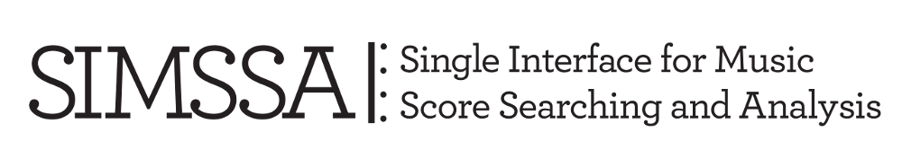 The Single Interface for Music Score Searching and Analysis Project