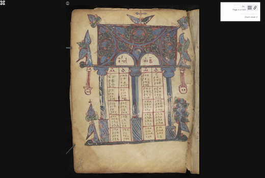 Detail from a New Testament Gospel, Duke University Digital Collections